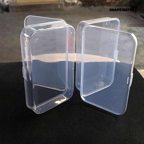 Practical Plastic Clear Transparent Box Organizer Case Container